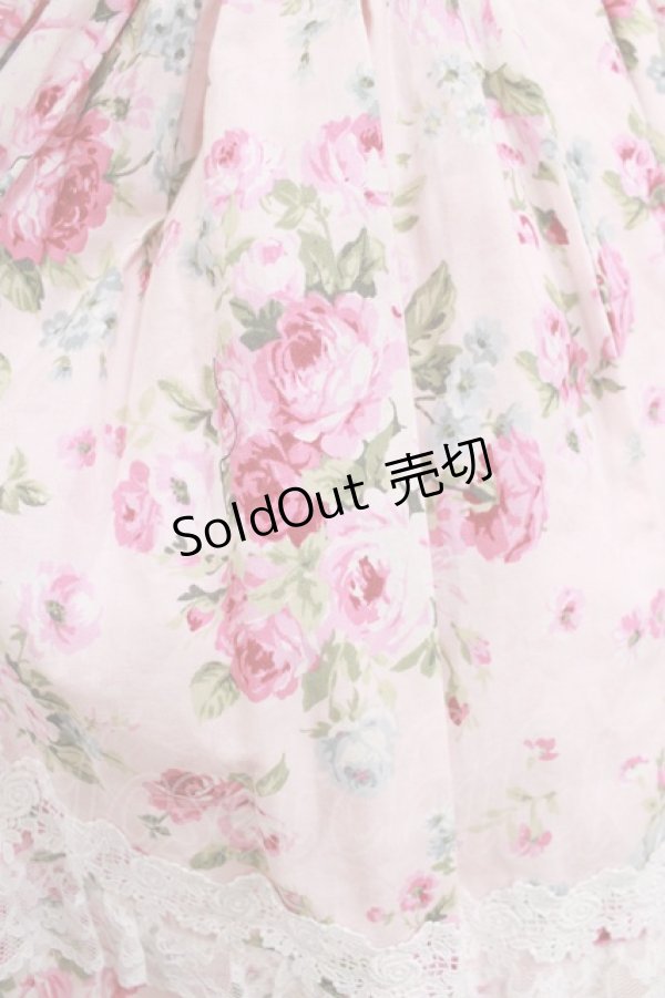 画像5: metamorphose / フローレンスケープ付きミディアムジャンパースカート サイズ1 ピンク H-26-01-07-001-ME-OP-NS-ZH (5)