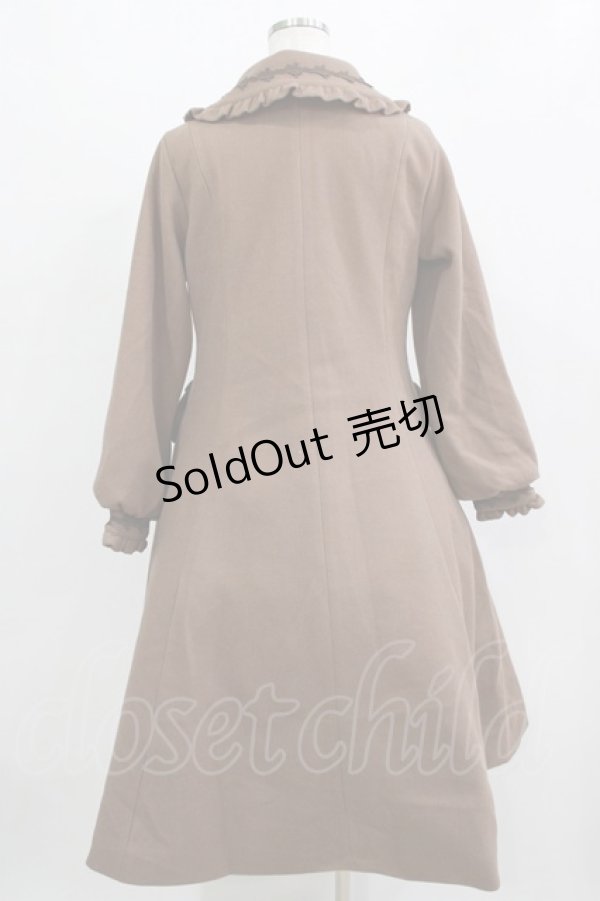 画像3: m petit by misako / TT*AOKロングコート S ブラウン H-26-01-07-010-LO-CO-NS-ZH (3)