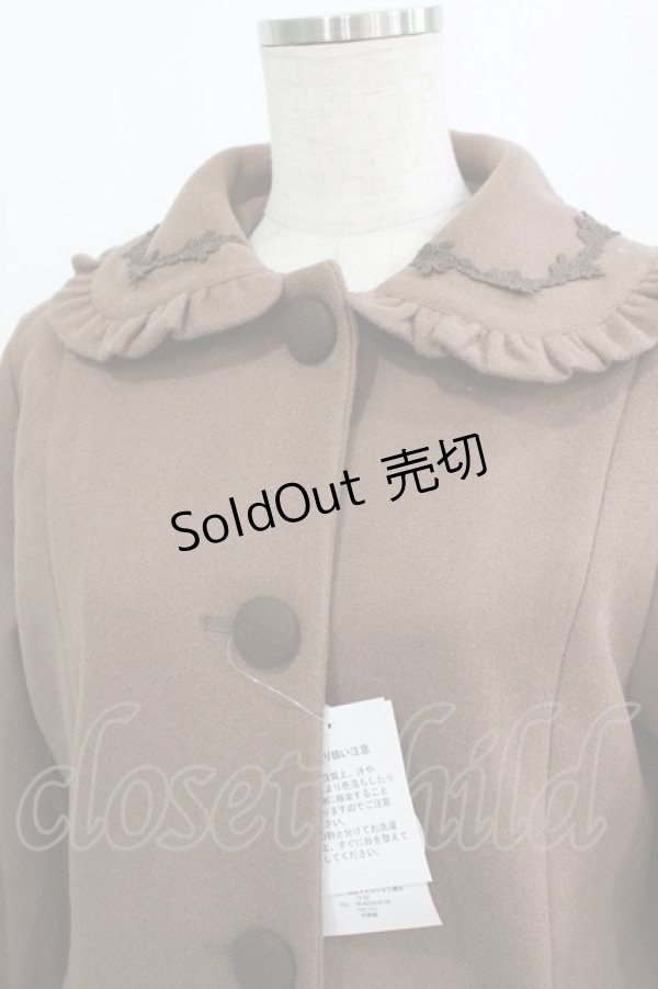 画像4: m petit by misako / TT*AOKロングコート S ブラウン H-26-01-07-010-LO-CO-NS-ZH (4)