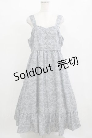 画像: m petit by misako / MSKトワルドジュイジャンパースカート 4L グレー H-26-01-07-012-LO-SK-NS-ZH