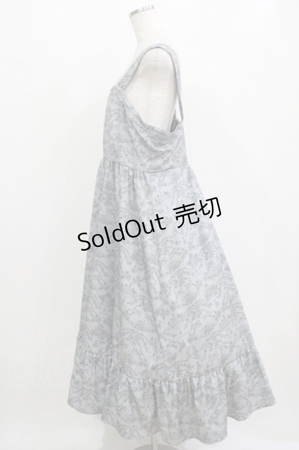 画像2: m petit by misako / MSKトワルドジュイジャンパースカート 4L グレー H-26-01-07-012-LO-SK-NS-ZH (2)