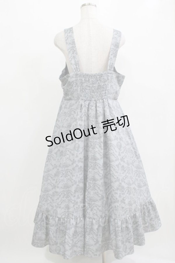 画像3: m petit by misako / MSKトワルドジュイジャンパースカート 4L グレー H-26-01-07-012-LO-SK-NS-ZH (3)