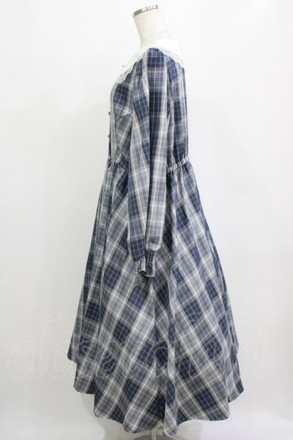 画像2: m petit by misako / サンリオキャラクターズコラボ シナモロール ワンピース 4L ブルー H-26-01-07-013-LO-OP-NS-ZH (2)