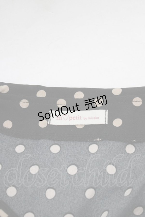 画像5: m petit by misako / ナシジドットワンピース 4L ブラック H-26-01-07-014-LO-OP-NS-ZH (5)