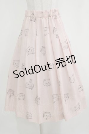 画像: Franche Lippee / オリプリスカート M ピンク H-26-01-07-022-LO-SK-NS-ZH