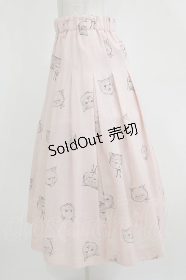 画像2: Franche Lippee / オリプリスカート M ピンク H-26-01-07-022-LO-SK-NS-ZH (2)