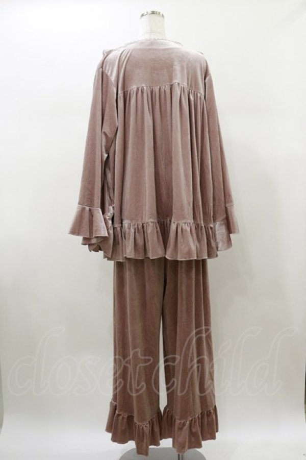 画像2: Kurumi Collaboration / マダムノクターンルームウエア LL ピンク H-26-01-08-049-LO-OP-NS-ZH (2)