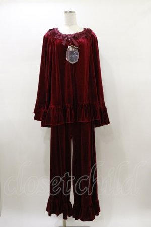 画像: Kurumi Collaboration / マダムノクターンルームウエア LL ボルドー H-26-01-08-051-LO-OP-NS-ZH