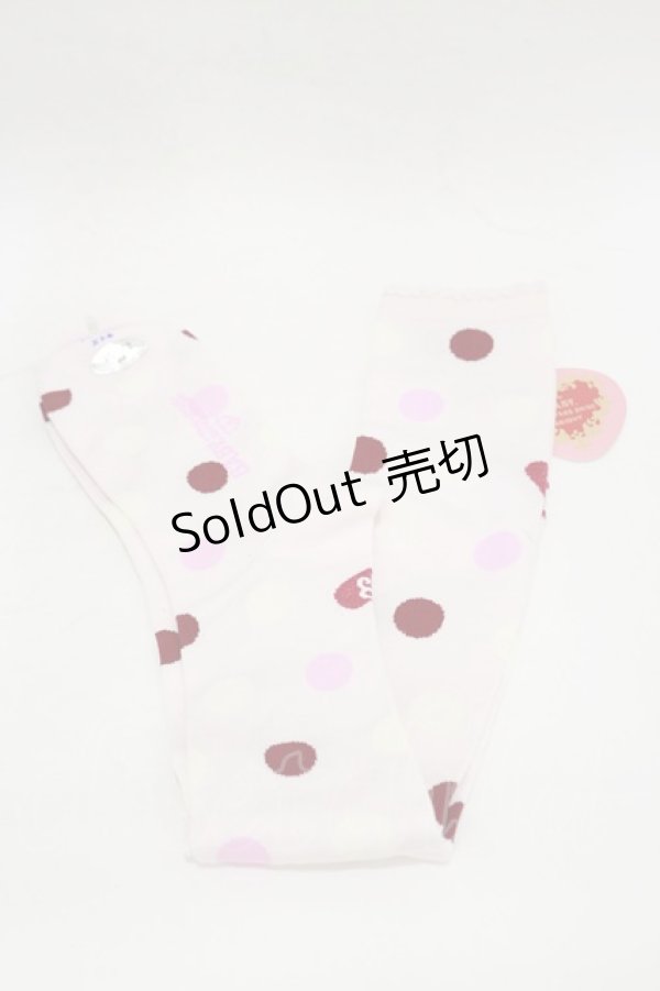 画像1: BABY,THE STARS SHINE BRIGHT / ドットオーバーニーソックス  ピンク H-26-01-08-007-BA-ZA-NS-ZH (1)