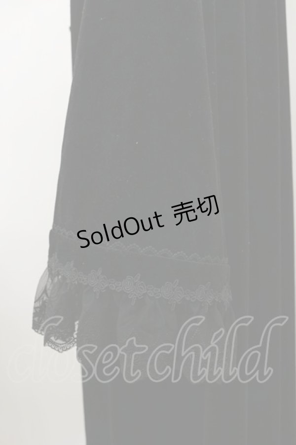 画像4: Kurumi Collaboration / マダムノクターンルームガウン LL ブラック H-26-01-08-052-LO-TO-NS-ZH (4)