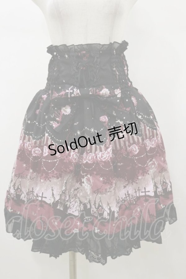 画像1: axes femme POETIQUE / スウィートハロウィンスカート M ブラック H-26-01-08-054-AX-SK-NS-ZH (1)