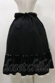 画像2: Cherirulu Chocola / mnリボンギャザーSK 3L ブラック H-26-01-08-056-LO-SK-NS-ZH (2)