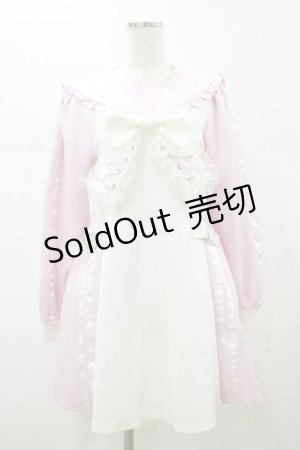 画像: Ank Rouge / ジャージセーラーワンピース M ピンク H-26-01-08-058-CA-OP-NS-ZH