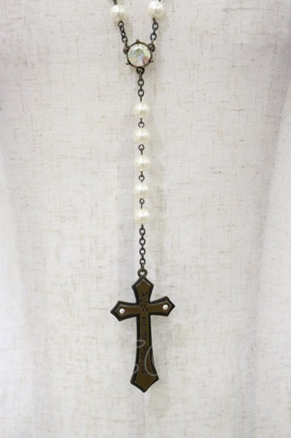 画像1: ALICE and the PIRATES / A/Pパールロザリオ  アンティークゴールド H-26-01-08-009-PA-AC-NS-ZH (1)