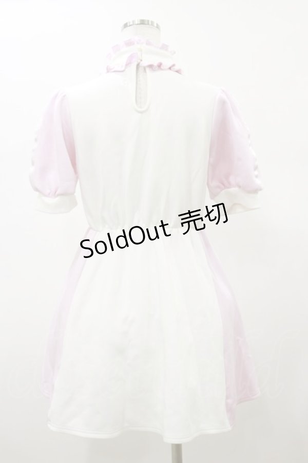 画像2: Jamie エーエヌケー / ジャージチャイナワンピース M ピンク H-26-01-08-061-LO-OP-NS-ZH (2)