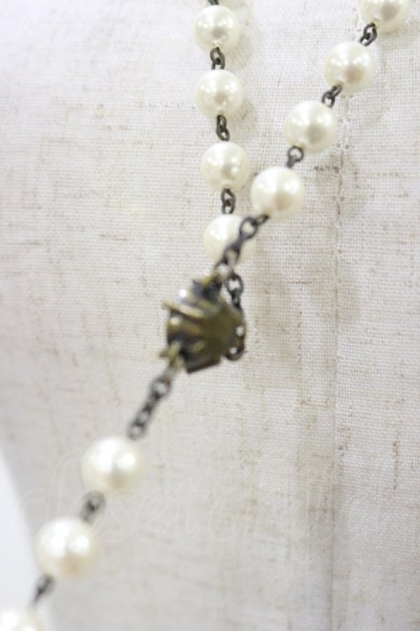 画像4: ALICE and the PIRATES / A/Pパールロザリオ  アンティークゴールド H-26-01-08-009-PA-AC-NS-ZH (4)