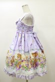 画像3: metamorphose / CL　honey picnic シャーリングジャンパースカート Free ラベンダー H-26-01-08-066-ME-OP-NS-ZH (3)