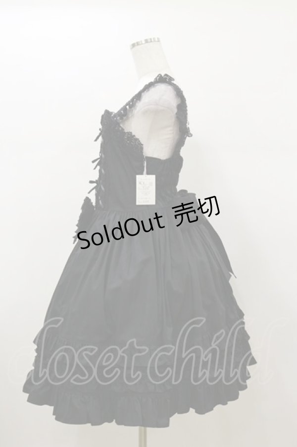 画像3: MAM MAXICIMAM / ローズティージャンパースカート Free ブラック H-26-01-08-070-LO-OP-NS-ZH (3)