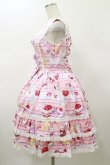 画像3: metamorphose / Sweets Timeフリルジャンパースカート Free ピンク H-26-01-08-071-ME-OP-NS-ZH (3)