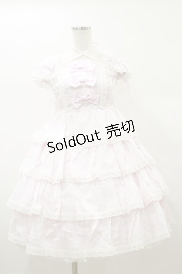 画像1: BABY,THE STARS SHINE BRIGHT / リボンミルキーシュガージャンパースカート Free ピンク H-26-01-08-072-BA-OP-NS-ZH (1)