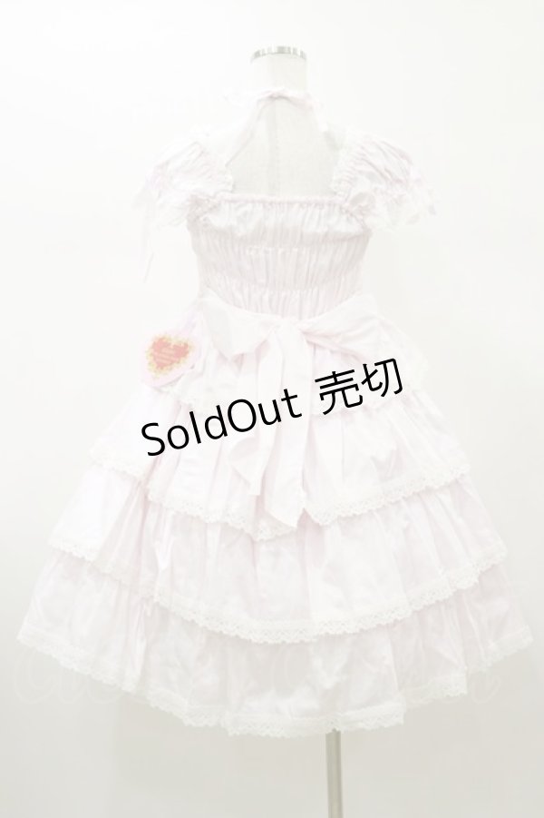 画像2: BABY,THE STARS SHINE BRIGHT / リボンミルキーシュガージャンパースカート Free ピンク H-26-01-08-072-BA-OP-NS-ZH (2)