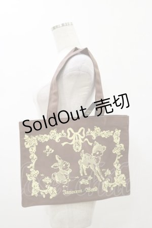 画像: Innocent World / デルフトロッタトートバッグ  ショコラ H-26-01-08-002-IW-BG-NS-ZH