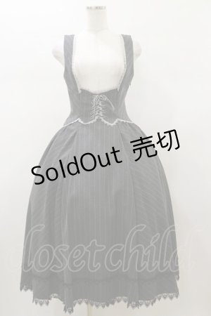 画像: Forest Song（海外ロリータブランド） / Cletta Manor ジャンパースカート S グレー H-26-01-08-077-LO-OP-NS-ZH