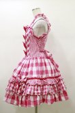 画像3: BABY,THE STARS SHINE BRIGHT / トリプルギンガムホルタージャンパースカート Free ピンク H-26-01-08-078-BA-OP-NS-ZH (3)