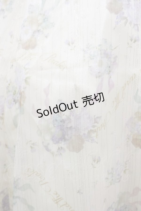 画像4: ALICE and the PIRATES / オフィーリアブーケ〜花に葬られた夜〜柄ジャンパースカートI Free 生成り H-26-01-08-080-PA-OP-NS-ZH (4)