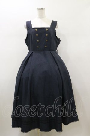 画像: Kurumi Collaboration / マリンアカデミアジャンパースカート 3L ネイビー H-26-01-08-082-LO-OP-NS-ZH