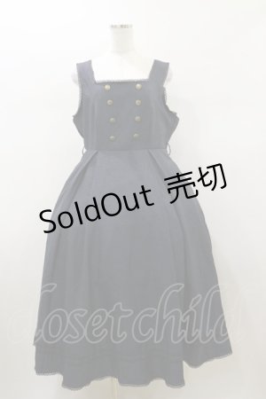 画像: Kurumi Collaboration / マリンアカデミアジャンパースカート 3L ネイビー H-26-01-08-082-LO-OP-NS-ZH