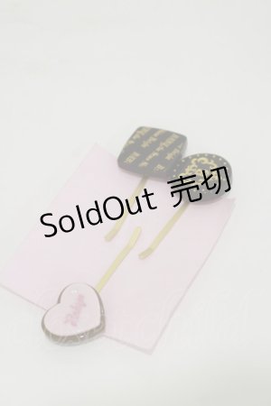 画像: BABY,THE STARS SHINE BRIGHT / Merry Sweet Chocolate ヘアピン  ブラウン H-26-01-08-014-BA-AC-NS-ZH