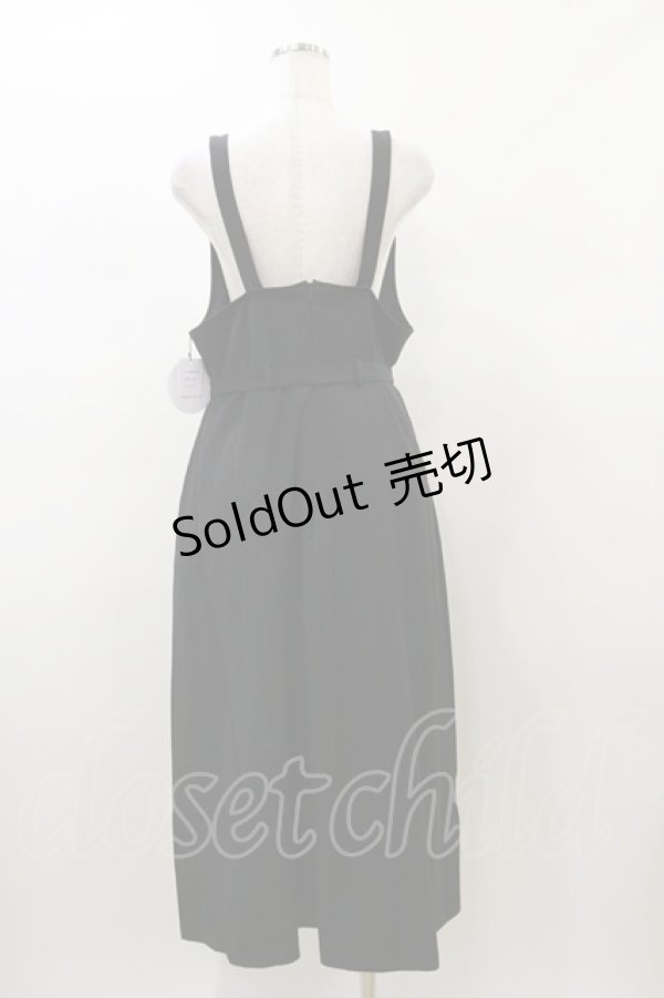 画像2: DearMyLoveRose / 細ベルトフェミニンジャンスカ 3L ブラック H-26-01-08-085-EL-OP-NS-ZH (2)