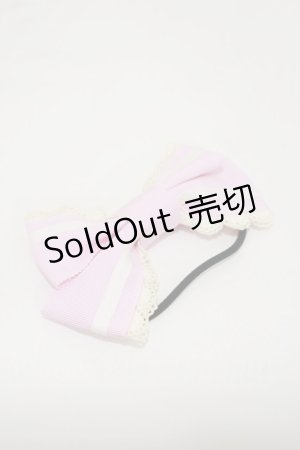 画像: BABY,THE STARS SHINE BRIGHT / グログランリボンヘアゴム  ピンク H-26-01-08-015-BA-AC-NS-ZH