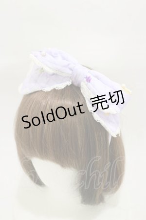 画像: metamorphose / CL honey picnic リボンカチューシャ  ラベンダー H-26-01-08-018-ME-AC-NS-ZH
