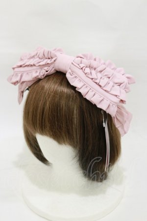 画像: Chalmiere / リボン型ヘッドドレス  ピンク H-26-01-08-024-LO-AC-NS-ZH