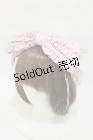 画像: Chalmiere / リボン型ヘッドドレス  ピンク H-26-01-08-024-LO-AC-NS-ZH