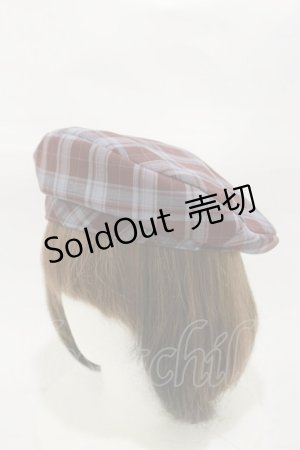 画像: Fi.n.t / 別珍リボンベレー帽  GRAY×BOR H-26-01-08-025-CA-AC-NS-ZH