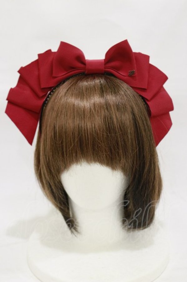 画像2: Innocent World / 大人になったアリスカチューシャ  レッド H-26-01-08-026-IW-AC-NS-ZH (2)