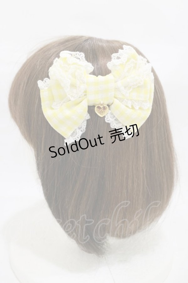 画像3: Angelic Pretty / Lovelyチェックコーム  イエロー H-26-01-08-027-AP-AC-NS-ZH (3)