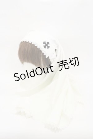 画像: ALICE and the PIRATES / Double faced Saint sisterヴェール  オフ白 H-26-01-08-028-PA-AC-NS-ZH