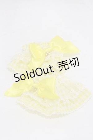 画像: Angelic Pretty / Lovelyチェックお袖とめ  イエロー H-26-01-08-029-AP-ZA-NS-ZH