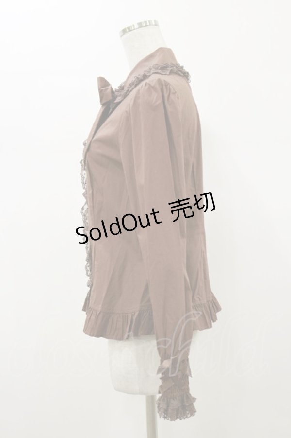 画像3: Angelic Pretty / 丸襟アソートリボンブラウス Free ブラウン H-26-01-08-033-AP-BL-NS-ZH (3)