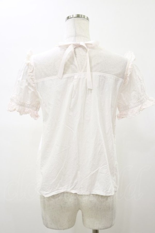 画像2: LIZ LISA / ストロベリー刺繍ブラウス Free ピンク H-26-01-08-036-LO-BL-NS-ZH (2)