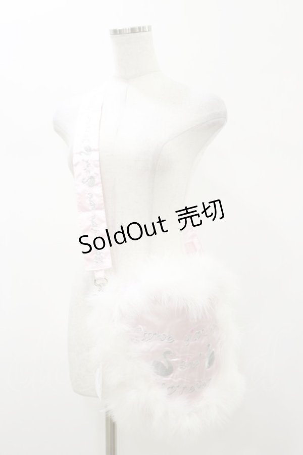 画像1: Swankiss / ハートフェザーバッグ  ピンク H-26-01-08-005-CA-BG-NS-ZH (1)