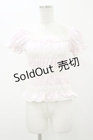 画像: BABY,THE STARS SHINE BRIGHT / 半袖シャーリングカットソー Free ピンク H-26-01-08-040-BA-TO-NS-ZH