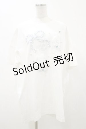 画像: Ank Rouge / フリフリリボンうさぎBigTe M オフ H-26-01-08-043-CA-TS-NS-ZH