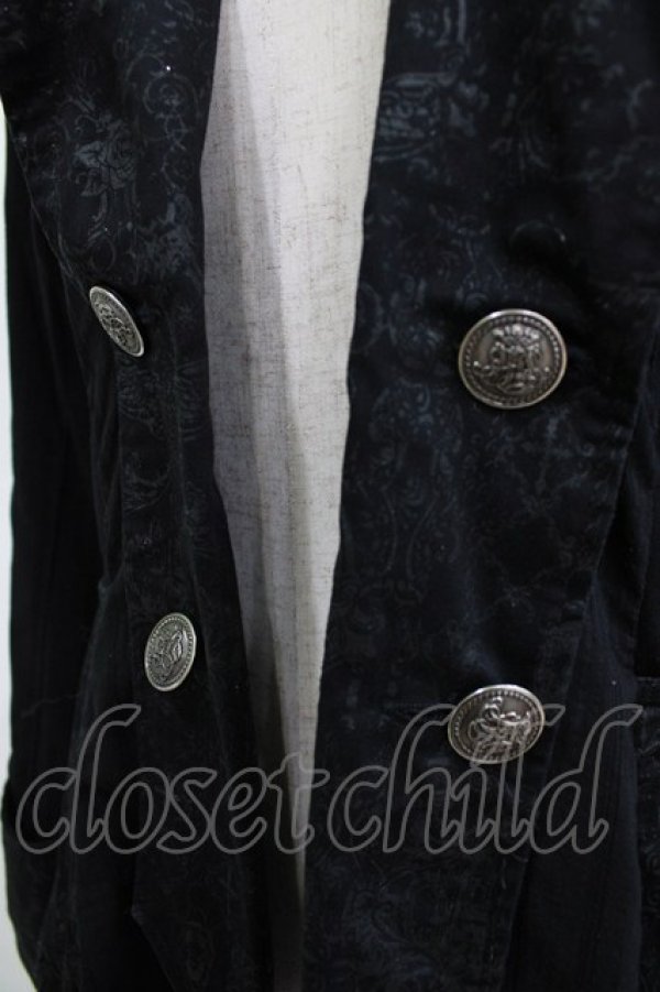 画像5: h.naoto Blood / プリント切替ジャケット  ブラック H-26-01-09-1021-HN-JA-KB-ZH (5)