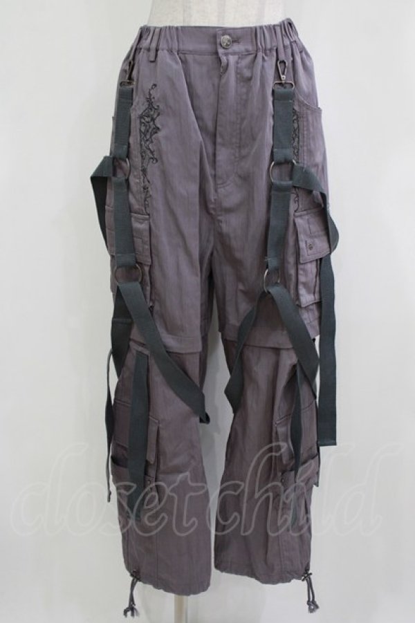 画像1: Ozz conte / 2Wayカーゴパンツ  グレー H-26-01-09-1023-OO-PA-KB-ZH (1)
