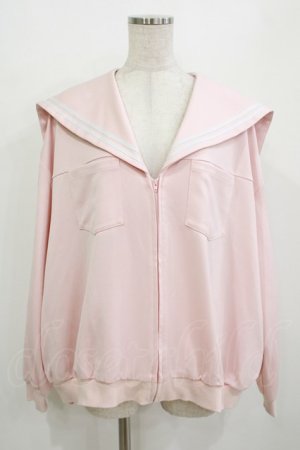 画像: Candy Stripper / SAILOR JERSEYブルゾン  ピンク H-26-01-09-1025-PU-TO-KB-ZH
